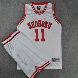 ชุดบาส Slamdunk Shohoku No.11 Rukawa สีขาว