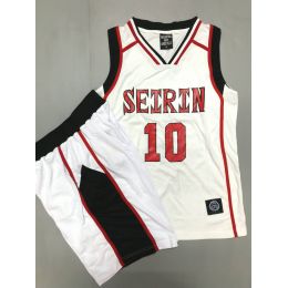 ชุดบาส SEIRIN No.10 สีขาว V2