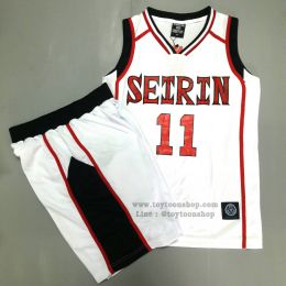 ชุดบาส SEIRIN No.11 สีขาว V2