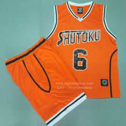 ชุดบาส SHUTOKU No.6 สีแสด